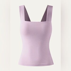 OGL NWT Plantive® Square Neck Brami Tank - Glossy Grape - L